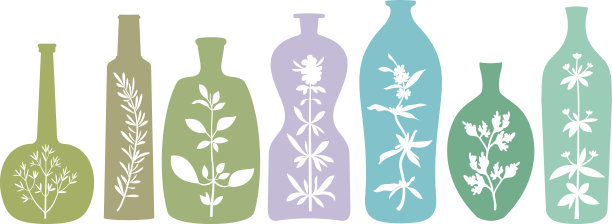 瓶装香草素材图片