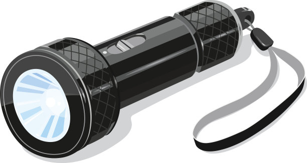 袖珍金属旅游手电筒图片下载