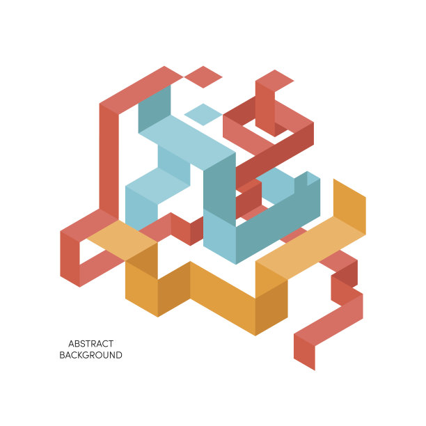 抽象现代几何构成背景图片下载