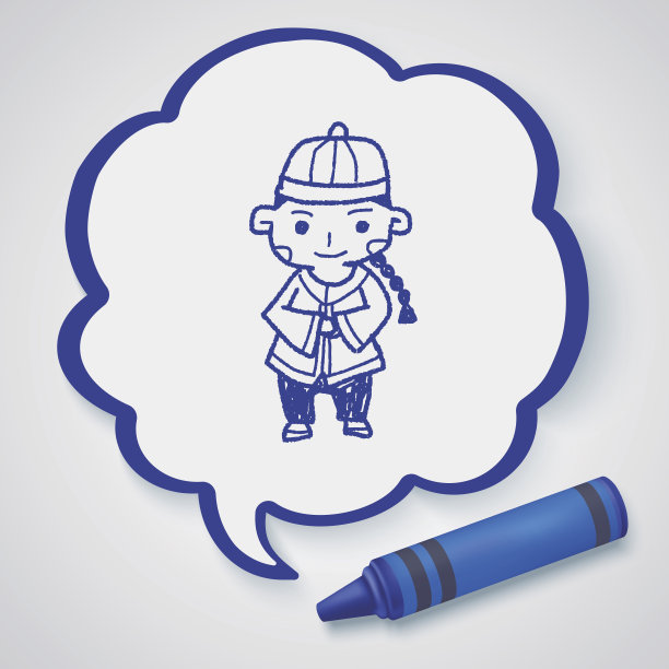 中国男孩涂鸦图片下载