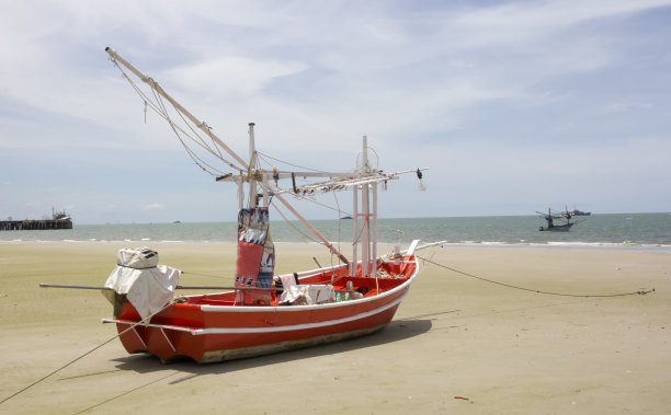 游船，华欣海滩图片下载