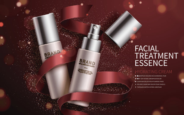 精致的化妆品广告图片下载