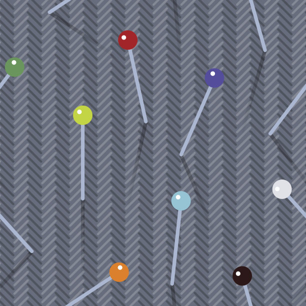 抽象极简缝针矢量无缝图案图片下载