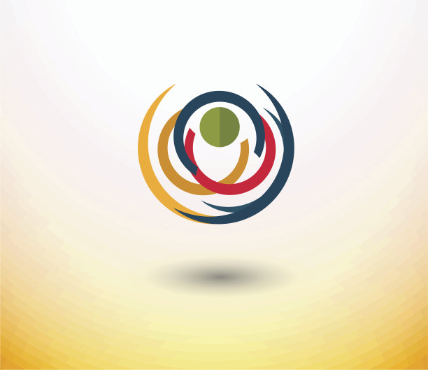 向量的设计元素。颜色抽象的图标。折纸元素图片下载