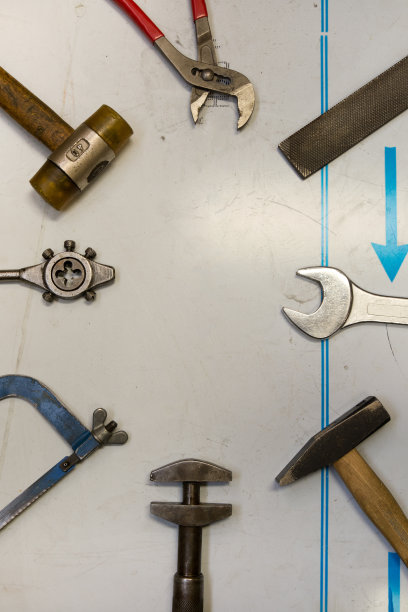 混合机械和测量工具图片下载