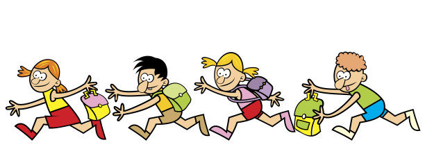 儿童和书包图片下载