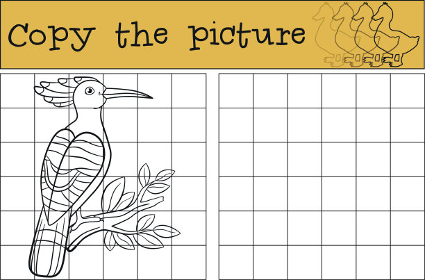 教育游戏:复制图片。可爱美丽的戴箍微笑图片下载