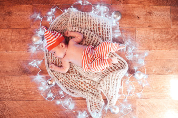 可爱的圣诞宝宝图片下载