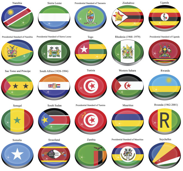 非洲旗帜图片下载