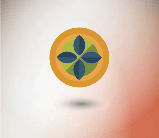 向量的设计元素。颜色抽象的图标。折纸元素图片下载