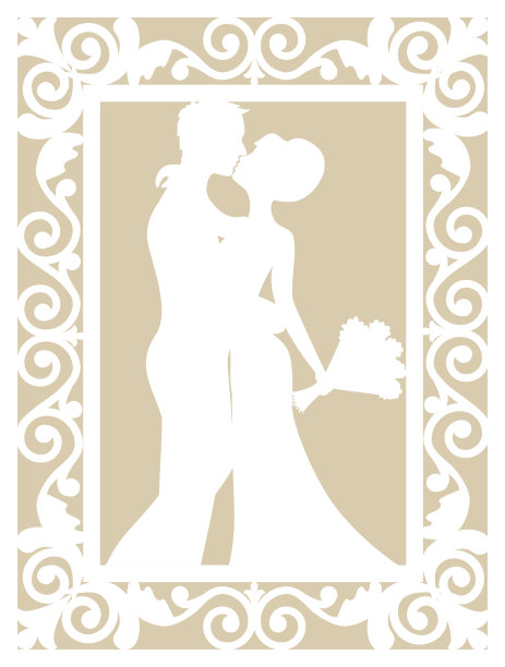 婚礼激光切割图片下载