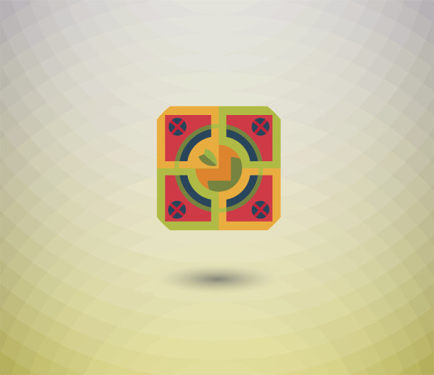 向量的设计元素。颜色抽象的图标。折纸元素图片下载