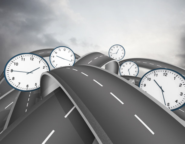 通向成功的道路和时间的积累图片下载