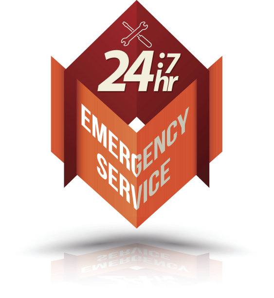 24小时/7支持与时钟刻度徽章。图片下载