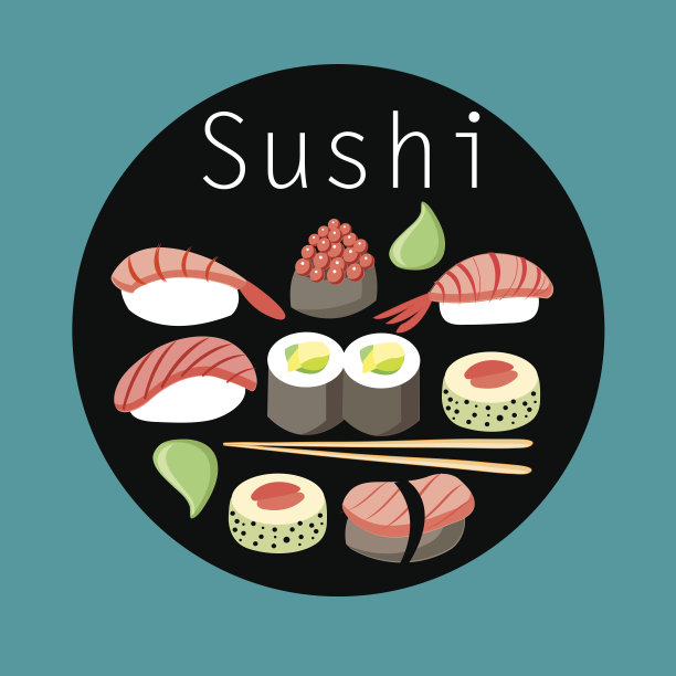 美味的日本寿司图片下载