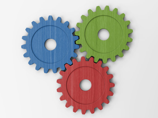 三个齿轮来放置概念图片下载