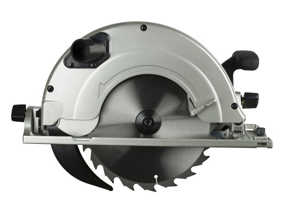 白色背景上的圆锯图片下载