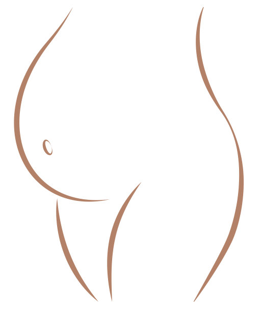 孕妇肚皮图标图片下载