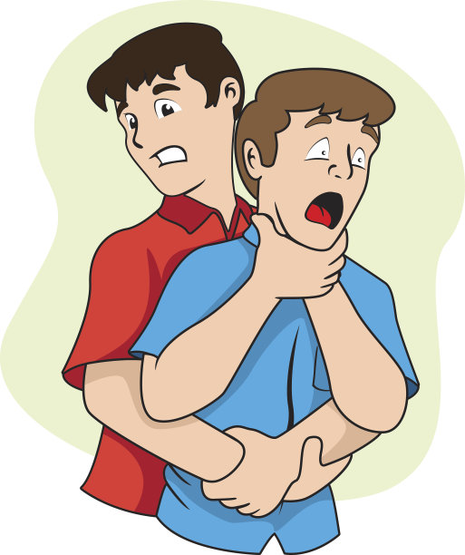 急救一个人的osbtruida气道，海姆利克急救法图片下载