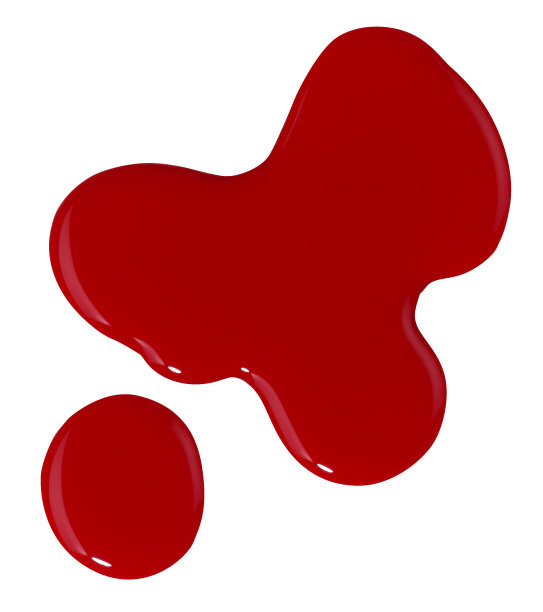 红色指甲油洒了图片下载