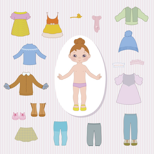 纸娃娃图片下载