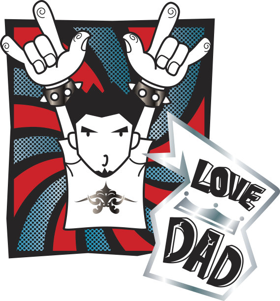 男孩摇臂向量图片下载