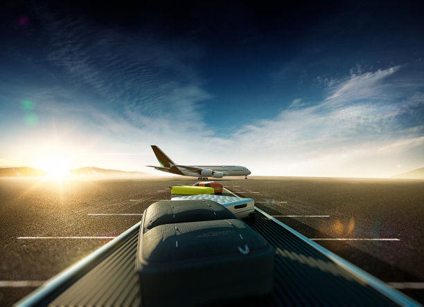 旅行飞机的行李图片下载