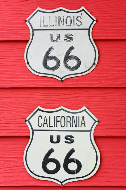 伊利诺伊州和加利福尼亚州的车牌图片下载