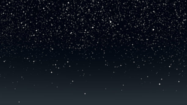 黑暗的夜空下有明亮的星星图片下载