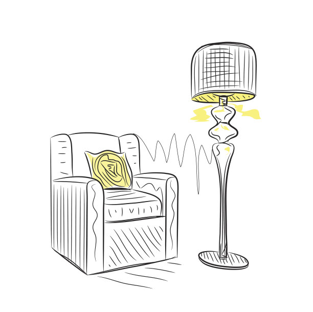 手绘室内草图图片下载