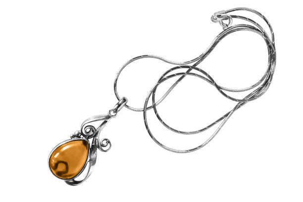 在白色的项链图片下载