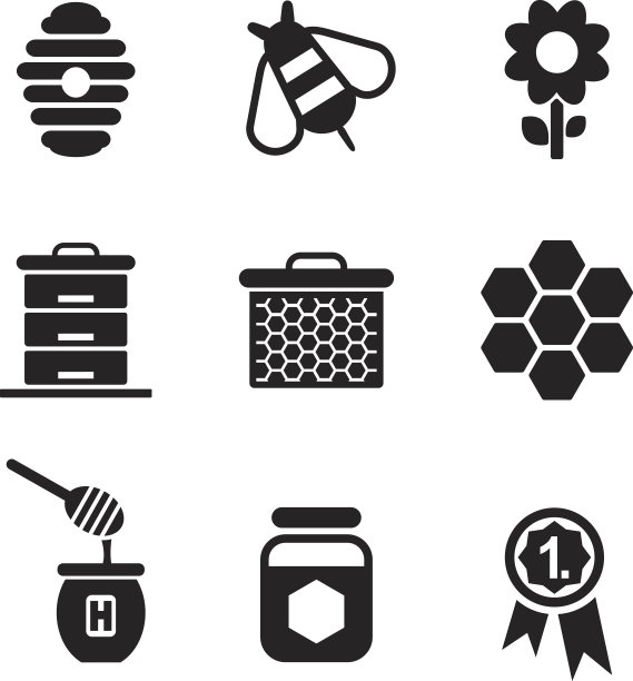 蜂蜜的图标素材图片