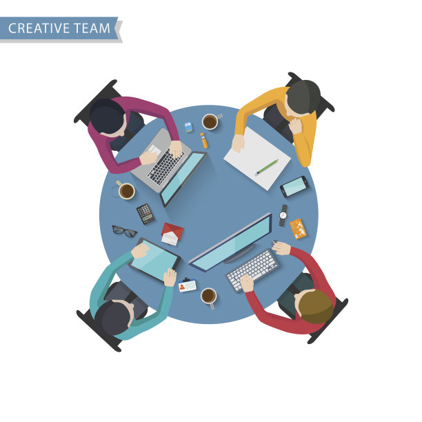 办公，商务会议，平面设计图片下载