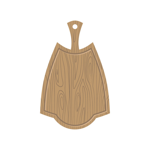 木制厨房。切食物用的厨房用具图片下载