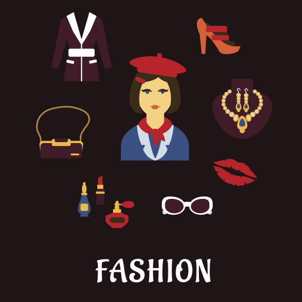 时尚偶像配上配饰和珠宝图片下载