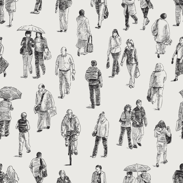 行人模式图片下载