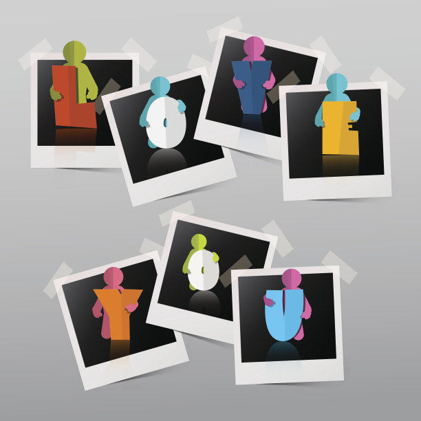 爱你的文本在电影框架图片下载