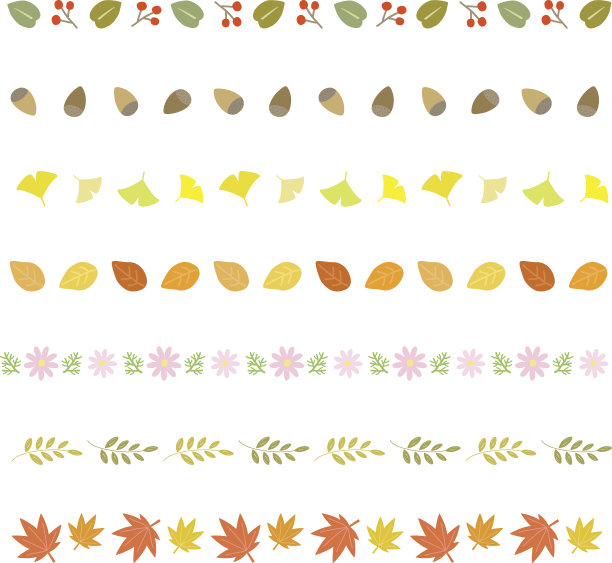 秋天装饰边界图片下载