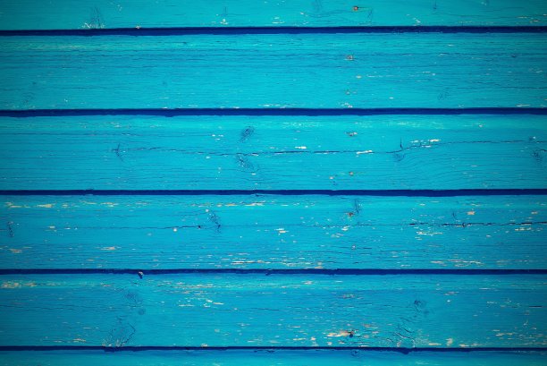 旧木板纹理背景亮蓝色图片下载