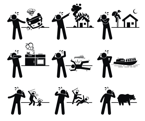 紧急呼叫象形图图片下载