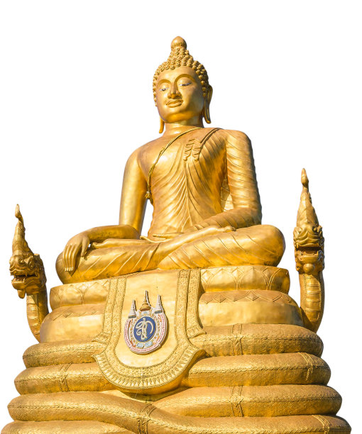 金色佛陀孤立图片下载