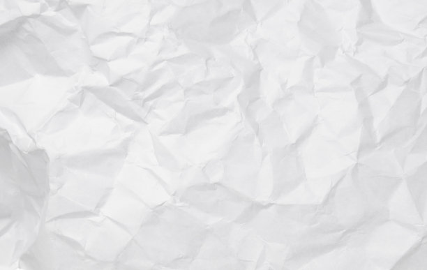 皱巴巴的白纸的纹理。图片下载