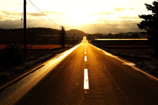 一条上山的直路图片下载