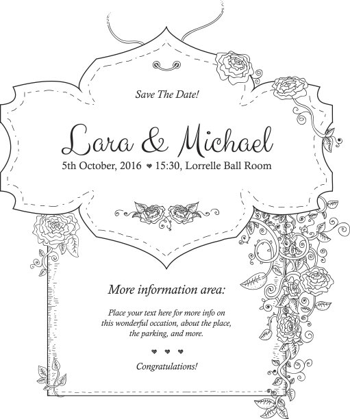 古董花的邀请图片下载