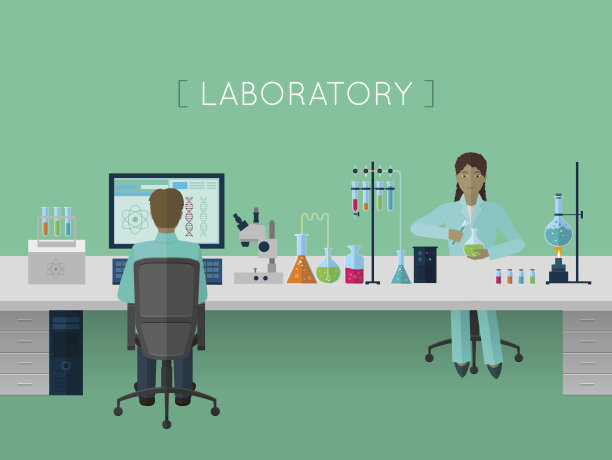 实验室平面概念图片下载