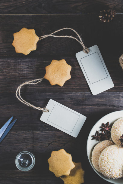 自制饼干和装饰品图片下载