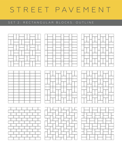街道行人路的种类图片下载