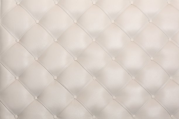 白色皮革装饰背景或纹理图片下载