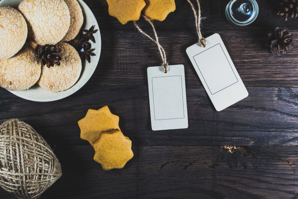 自制饼干和装饰品图片下载