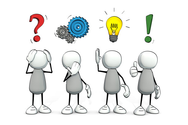 小小的问题解决概念素材图片